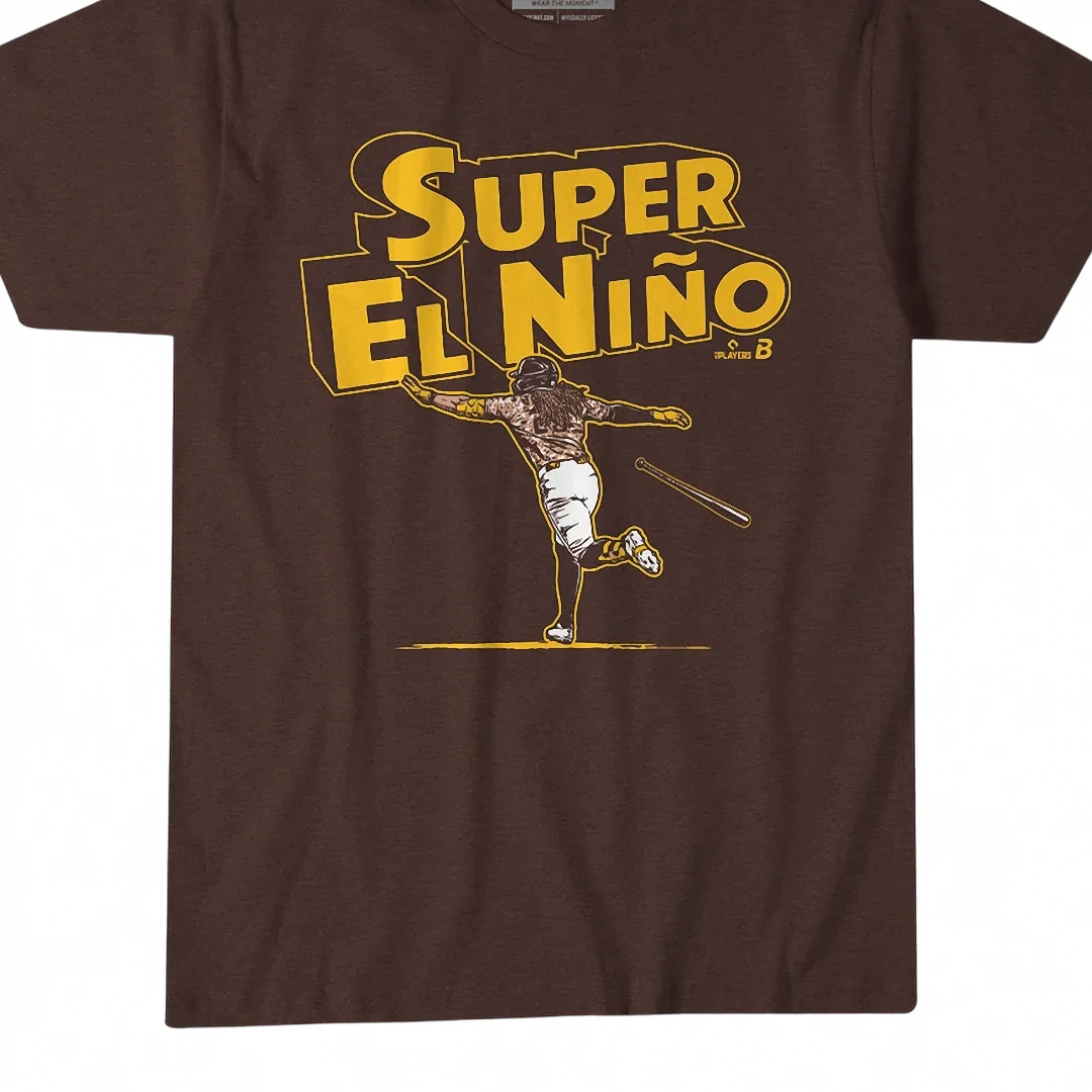 Super El Niño Fernando Tatis Jr Tee Vintage Baseball Graphic — Los Angeles Super El Niño Fernando Tatis Jr Tee Vintage Baseball Graphic T-Shirt Gift for Sports Fans available at our Los Angeles warehouse