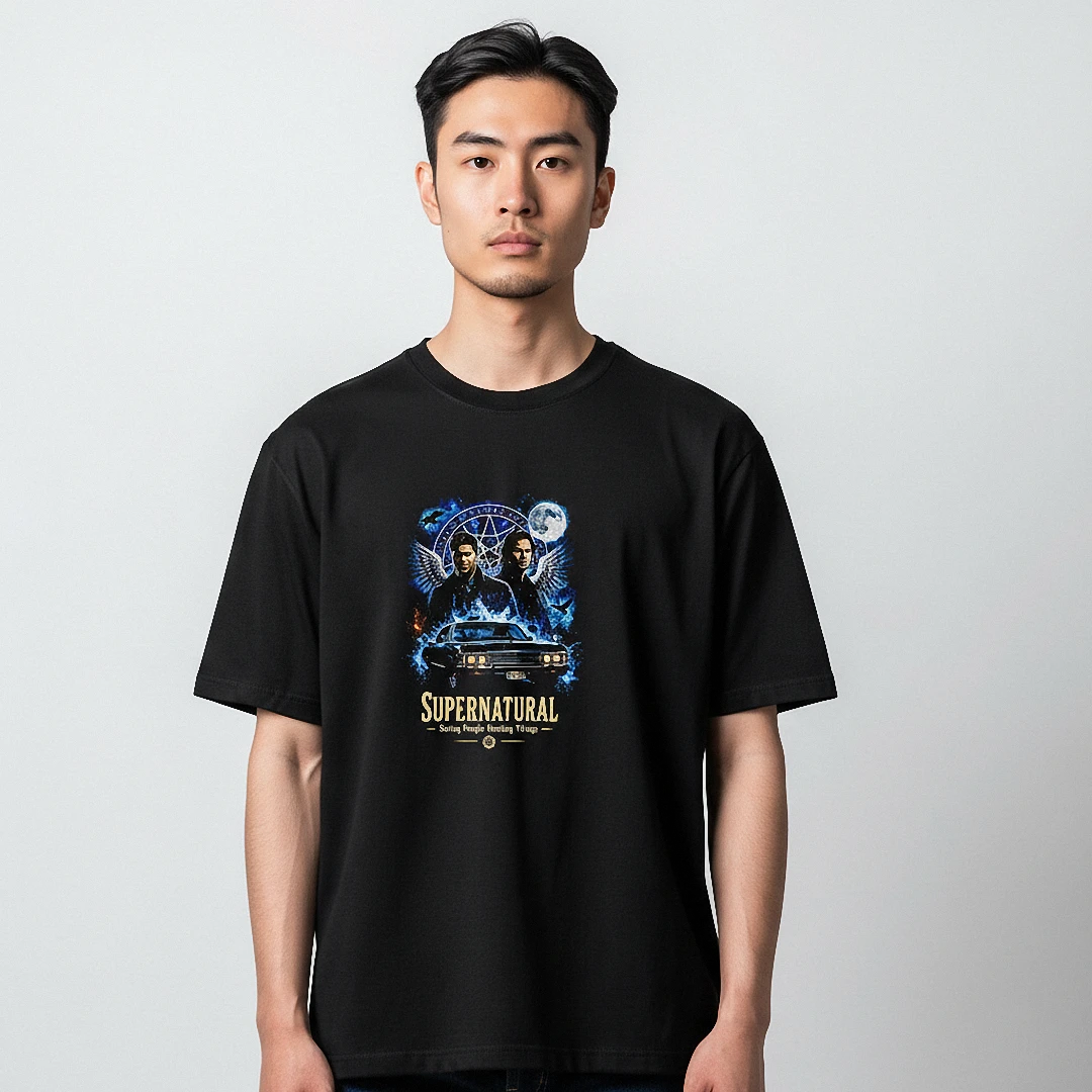 Supernatural Sam And Dean Winchester Tee, Classic Impala SPN — Los Angeles Supernatural Sam And Dean Winchester Tee, Classic Impala SPN Family Graphic T-Shirt Gift for Fans available at our Los Angeles warehouse