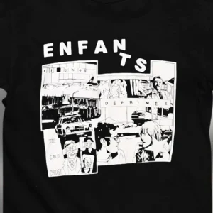 Sweet Jesus Ice Cold Christ Enfants Deprimes Streetwear Tee, Avant Garde Collage Graphic T-Shirt