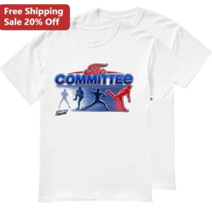 The Committee Tee Vintage Baseball Pitcher Silhouette Shirt Gift for Baseball Fans and MLB Enthusias available at our Los Angeles warehouse