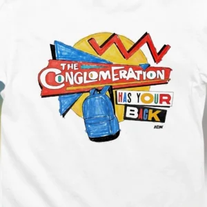 The Conglomeration Has Your Back Tee Retro Wrestling Graphic Shirt for Fans