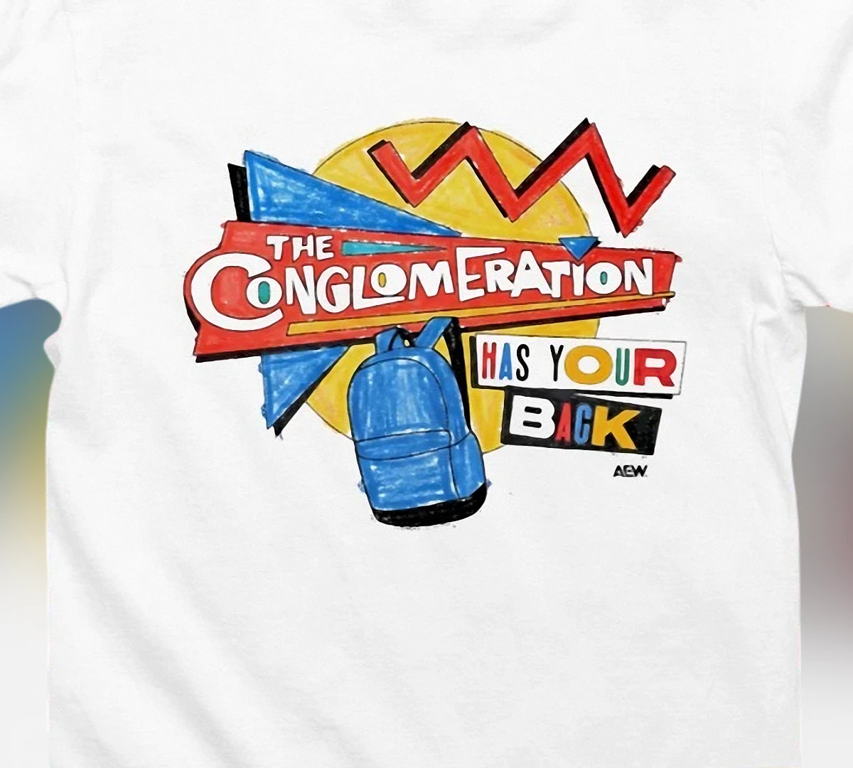The Conglomeration Has Your Back Tee Retro Wrestling Graphic Shirt for Fans