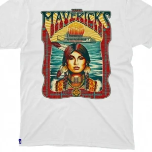 The Mavericks and Friends Indian Ranch Webster Mass Tee Vintage Concert Poster Band Graphic T-Shirt available at our Los Angeles warehouse