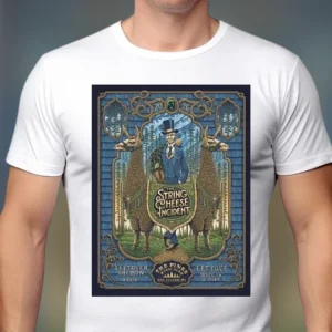 The String Cheese Incident Concert Poster Tee Vintage Jam Band Music Festival Graphic T-Shirt Fan Merch Gift