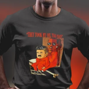 They Took My Oil Too Man Nicolas Maduro and Diddy Satire Tee Funny Political Meme Graphic Shirt