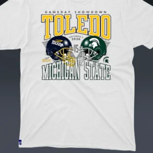Toledo vs Michigan State Gameday Showdown Tee September 4 2026 Football Fan T-Shirt available at our Los Angeles warehouse