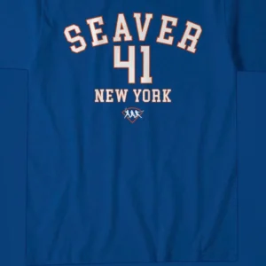 Tom Seaver 41 New York Baseball Tee Vintage Mets Fan Retro Jersey Graphic Shirt Gift
