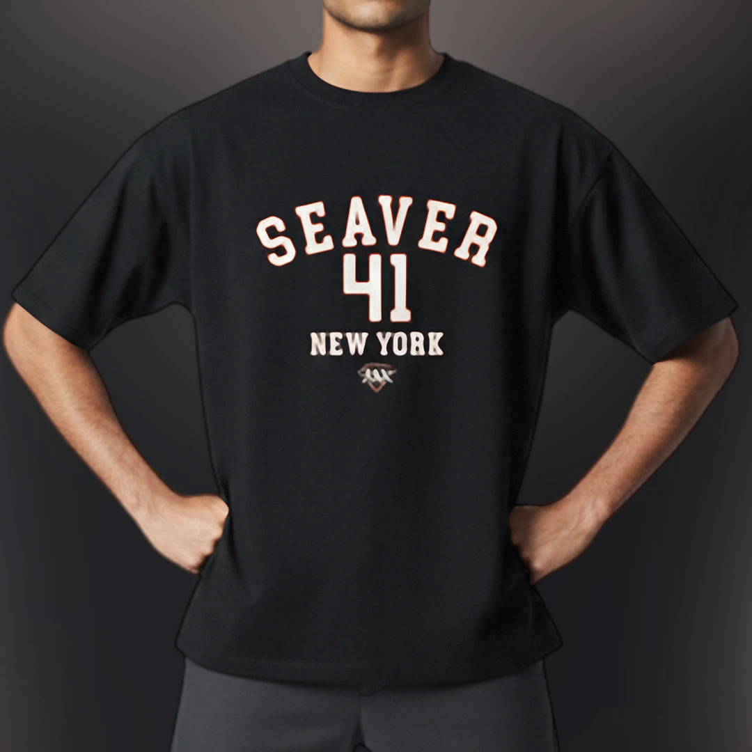 Tom Seaver 41 New York Baseball Tribute Tee, Retro Mets Fan Shirt Gift