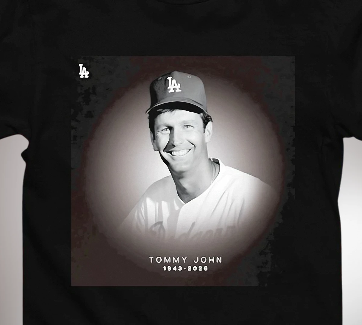 Tommy John 1943-2026 Memorial Baseball Legend Tee, Vintage Dodgers Tribute Shirt Gift for Fans