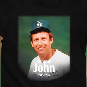 Tommy John 1943-2026 Memorial Tee Baseball Legend Pitcher Tribute Shirt