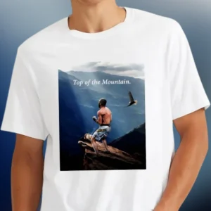 Top of the Mountain Conor McGregor Tee Motivational MMA Fighter Graphic T-Shirt Gift for UFC Fans
