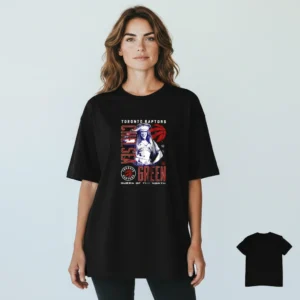 Toronto Raptors Chelsea Green Queen of the North Tee, Vintage Wrestling Graphic T-Shirt Gift available at our Los Angeles warehouse