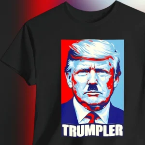 TRUMPLER Political Parody Tee Satirical Donald Trump Graphic T-Shirt