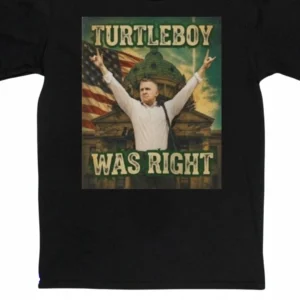 Turtleboy Was Right Tee, Vintage Political Statement Graphic Shirt, Anti-Establishment News Commentary Gift