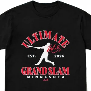Ultimate Grand Slam Minnesota Baseball Tee, Est 2026 Commemorative Sports Fan Graphic Shirt