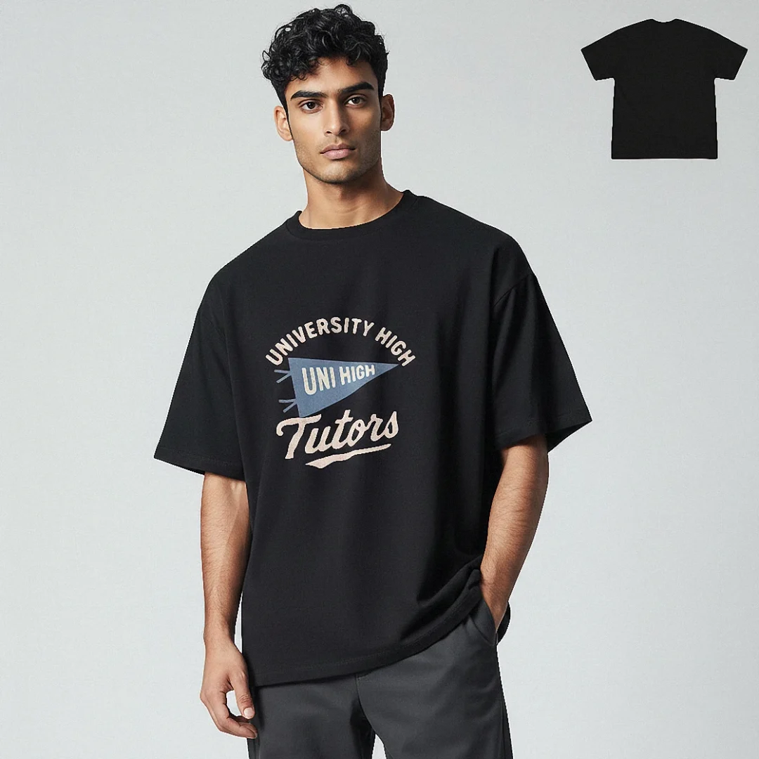 University High Uni High Tutors Tee Vintage Pennant Graphic — Los Angeles University High Uni High Tutors Tee Vintage Pennant Graphic Shirt for Students and Staff available at our Los Angeles warehouse