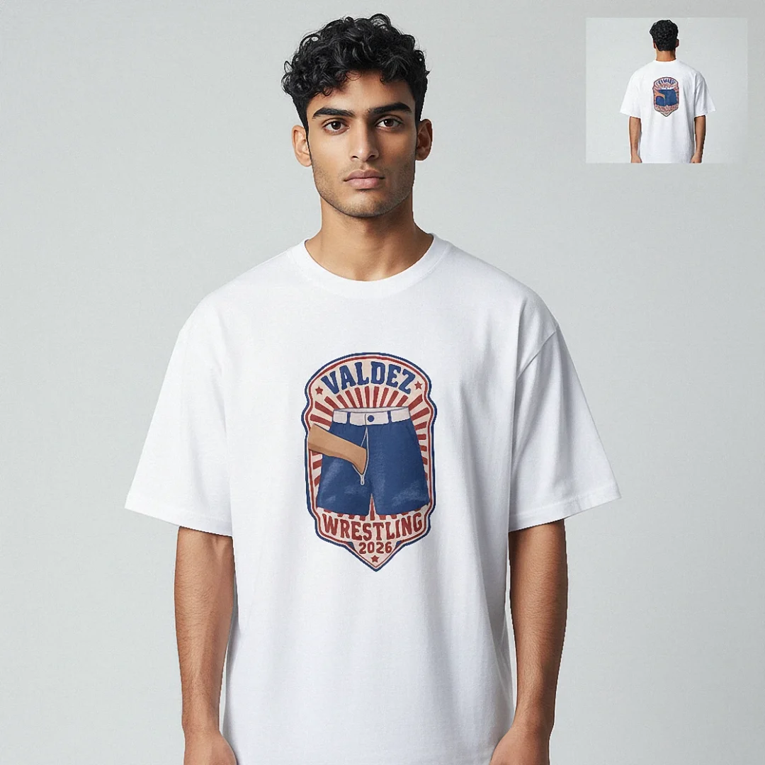 Valdez Wrestling 2026 Tee Vintage Athletic Retro Graphic T-S — Los Angeles Valdez Wrestling 2026 Tee Vintage Athletic Retro Graphic T-Shirt available at our Los Angeles warehouse