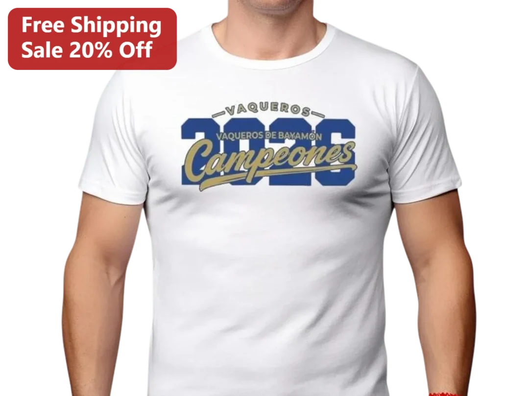 Vaqueros de Bayamón Campeones 2026 Basketball Championship T — Los Angeles Vaqueros de Bayamón Campeones 2026 Basketball Championship Tee Puerto Rico Fan Gift available at our Los Angeles warehouse