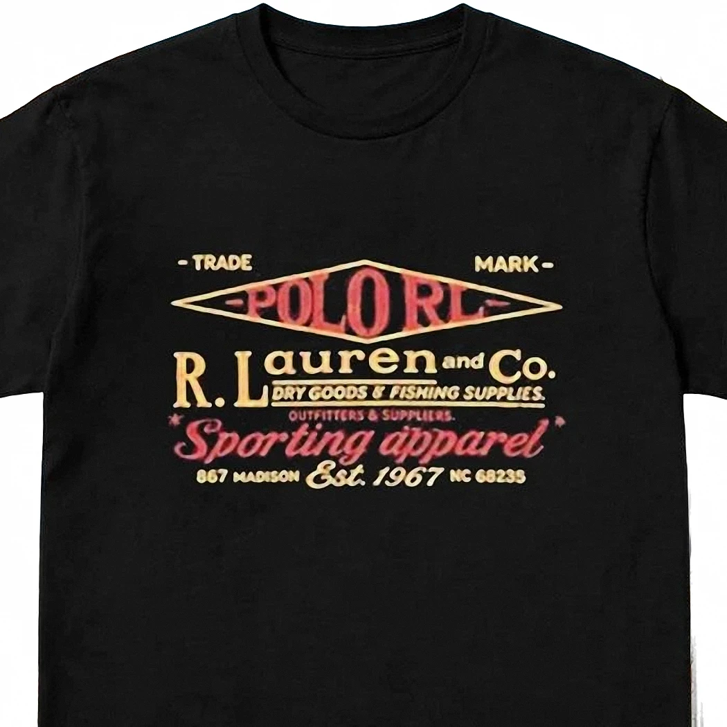 Vintage Dry Goods Fishing Supplies Sporting Apparel Graphic Tee, Retro Preppy Americana Madison 1967 Shirt