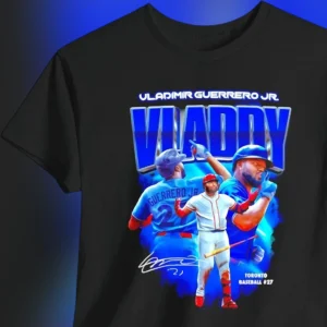 Vladimir Guerrero Jr. Vladdy Toronto Baseball #27 Graphic Tee, Vintage Style Fan Shirt Gift