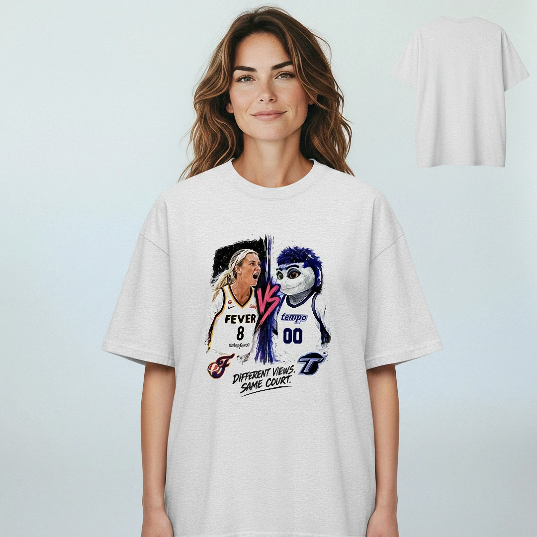 VS Different Views Same Court Tee Caitlin Clark Basketball G — Los Angeles VS Different Views Same Court Tee Caitlin Clark Basketball Graphic Shirt available at our Los Angeles warehouse