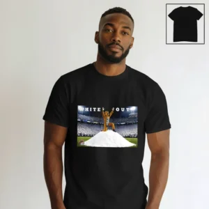 White Out College Football Stadium Mascot Graphic Tee, Gameday Sports Fan T-Shirt for Men and Women available at our Los Angeles warehouse