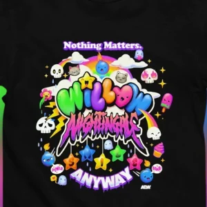 Willow Nightingale Nothing Matters Anyway Tee, Kawaii Pro Wrestling Fan Graphic Shirt