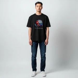 With Great Power Comes Great Responsibility Tee, Vintage Spider-Man Graphic T-Shirt for Superhero Fa available at our Los Angeles warehouse