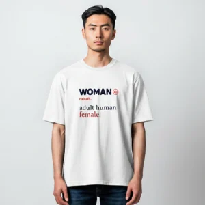 Woman Noun Adult Human Female Tee Dictionary Definition Statement Graphic T-Shirt available at our Los Angeles warehouse