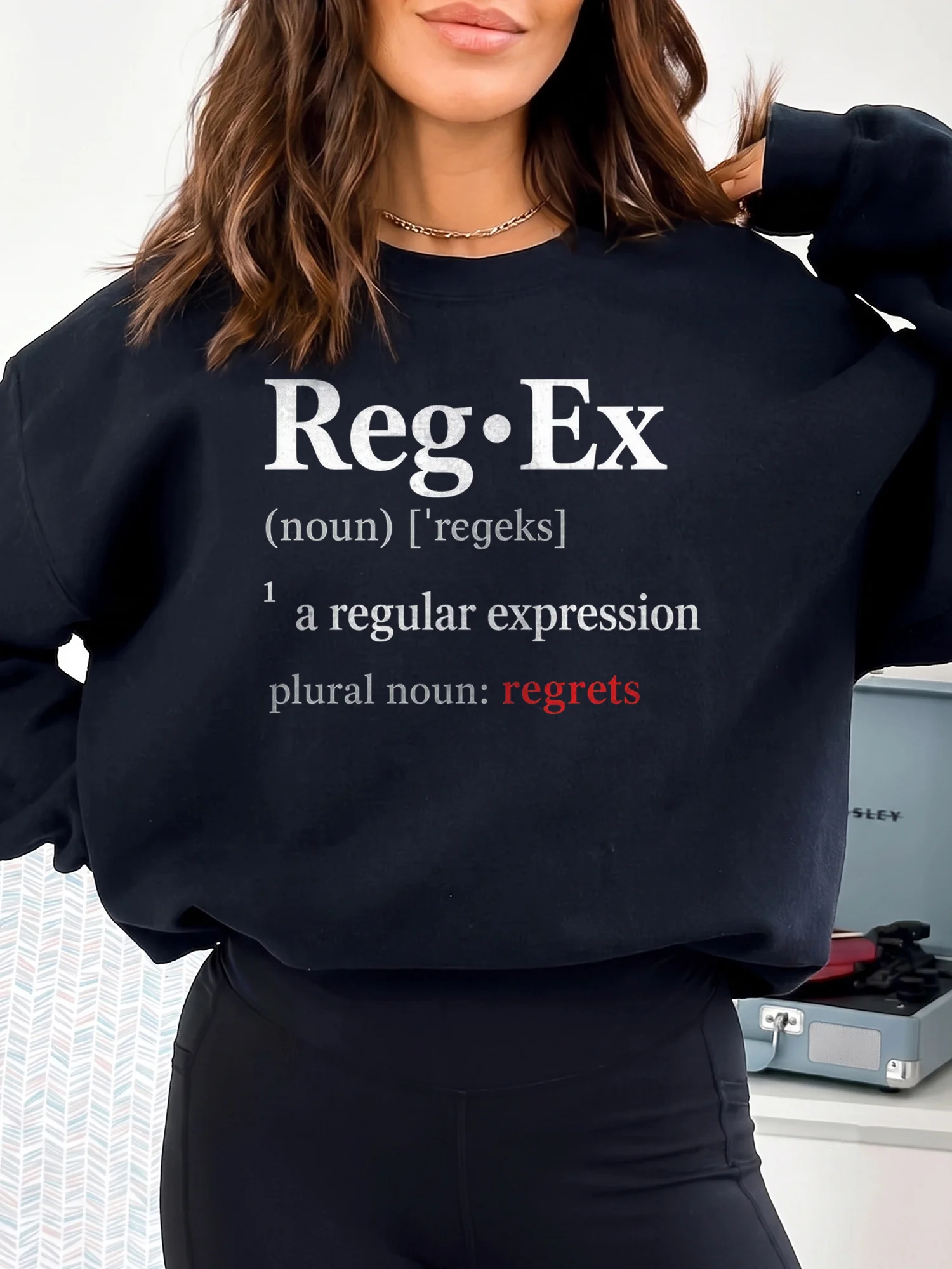 Regex Regrets Programmer Humor Tee Funny Coding Joke Definition Shirt for Developers