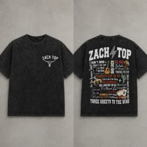 Zach Top I Never Lie Vintage Washed Tee Retro Country Music Fan Shirt
