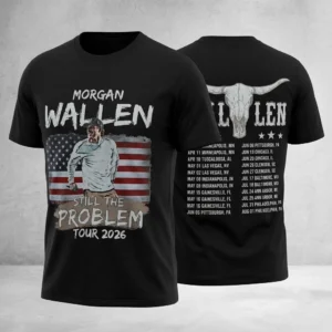 Morgan Wallen Still The Problem Tour 2026 Tee Front and Back Print Vintage Country Concert Shirt