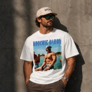 Hoochie Daddy Graphic Tee Funny Summer Boat Shirt for Men