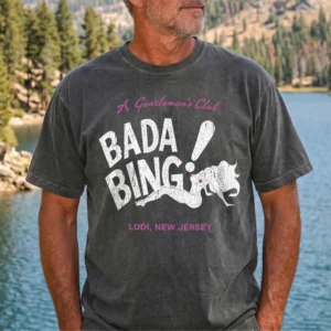 Vincent Pastore The Sopranos Bada Bing A Gentleman's Club Shirt Vintage Lodi New Jersey Mobster Parody Gift