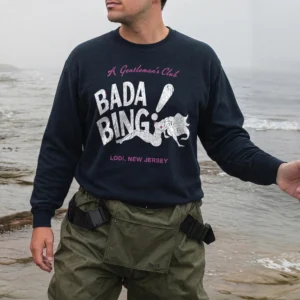 Vincent Pastore The Sopranos Bada Bing A Gentleman's Club Shirt Vintage Lodi New Jersey Mobster Parody Gift