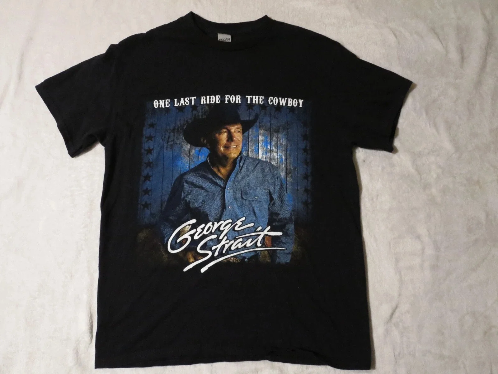 woobulk_1785726199383_0_9b5205.webp George Strait One Last Ride for the Cowboy Vintage Style Tee Country Music Gift