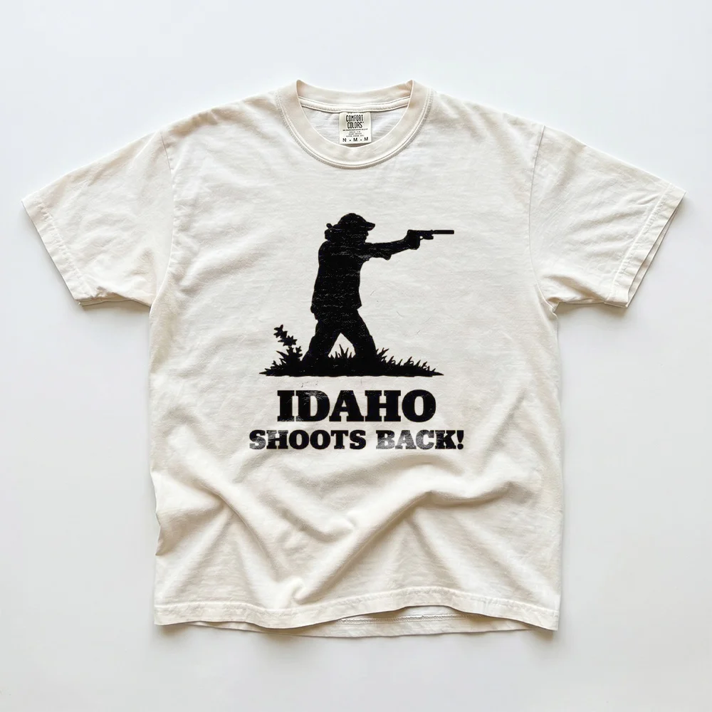 Jordan Salinas Idaho Shoots Back 2nd Amendment Tee Pro Gun Rights State Pride Apparel