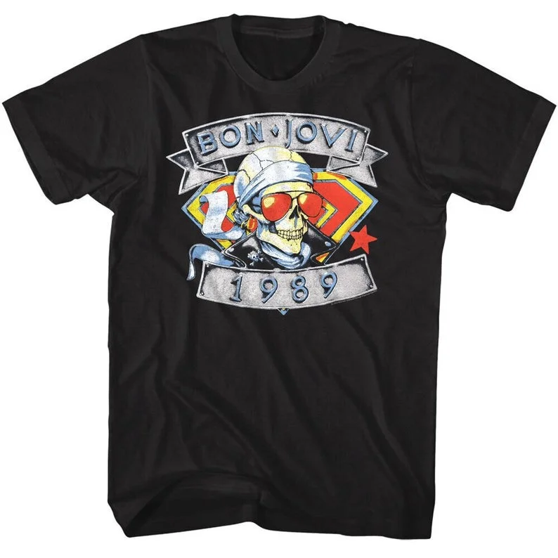 woobulk_1785728258789_0_a868b0.webp Bon Jovi 1989 Vintage Skull Tee Classic Rock Band Shirt Gift