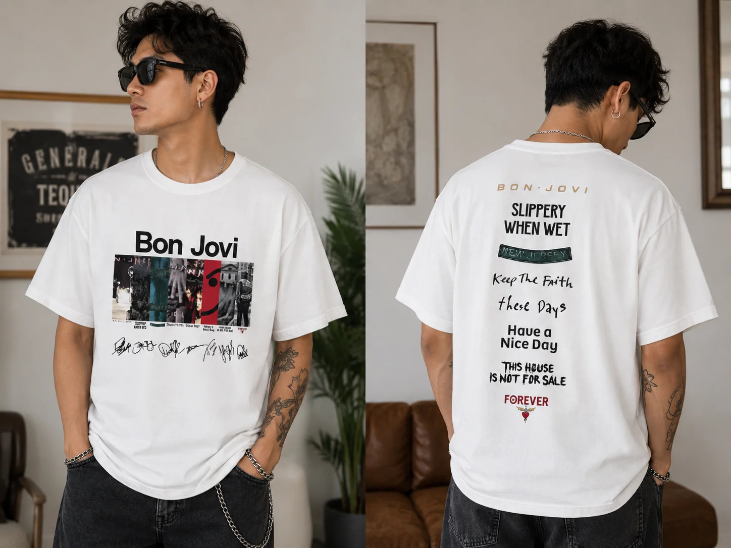 woobulk_1785728801356_0_3d24eb.webp Bon Jovi Slippery When Wet New Jersey Graphic Tee Retro Band Shirt