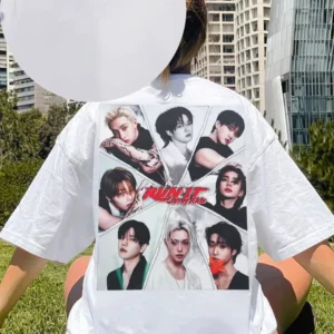 RUN IT Stray Kids Graphic Tee Concert Tour Merch K-Pop Fan Shirt Gift