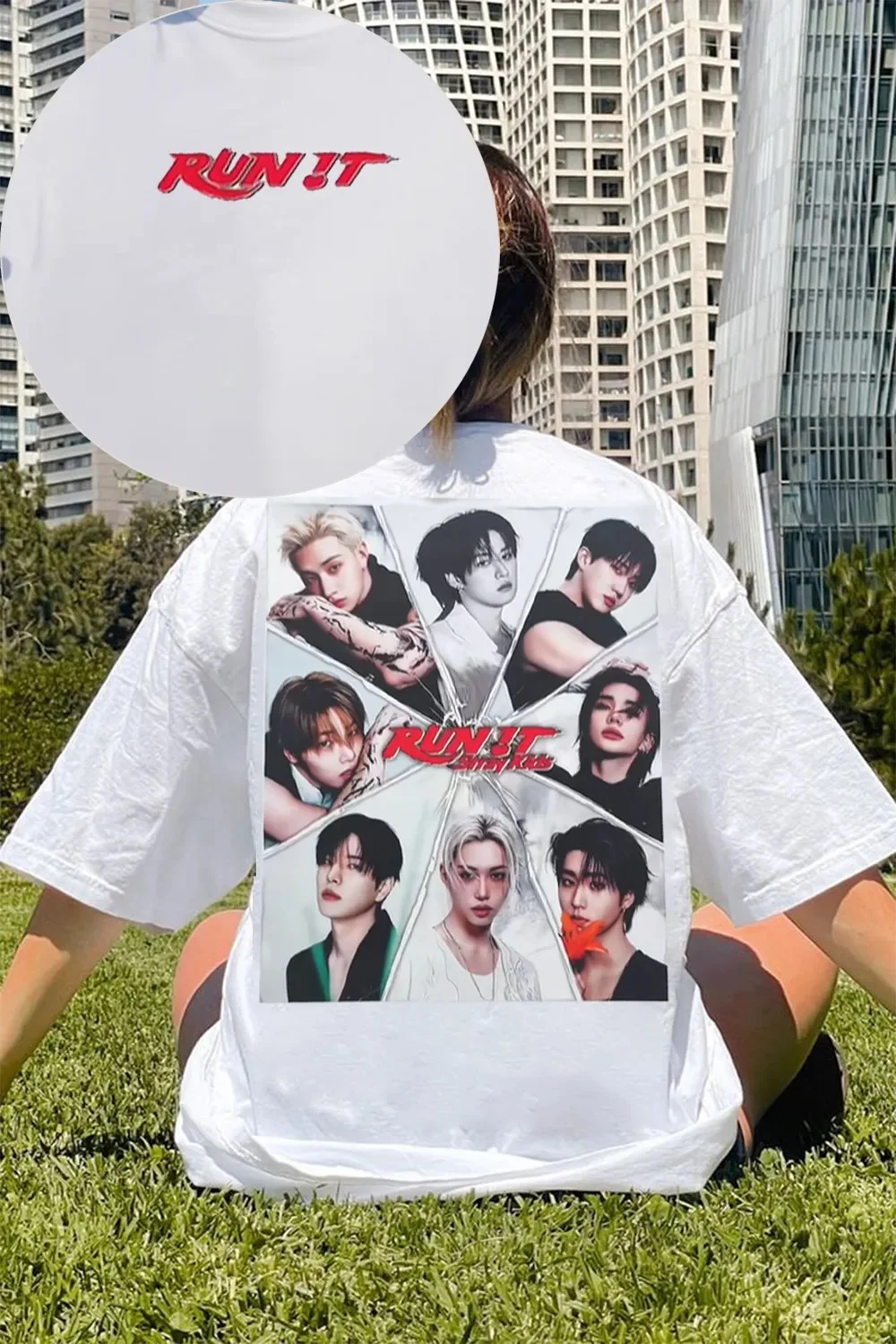 woobulk_1785746874160_0_b950e7.webp RUN IT Stray Kids Graphic Tee Concert Tour Merch K-Pop Fan Shirt Gift