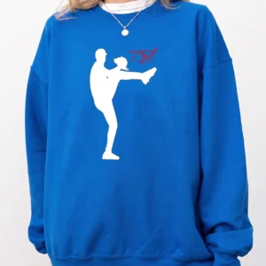 Trevor Bauer TS7 Baseball Pitcher Silhouette Sweatshirt Graphic Sports Crewneck