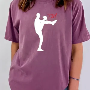 Trevor Bauer TS7 Baseball Pitcher Silhouette Sweatshirt Graphic Sports Crewneck