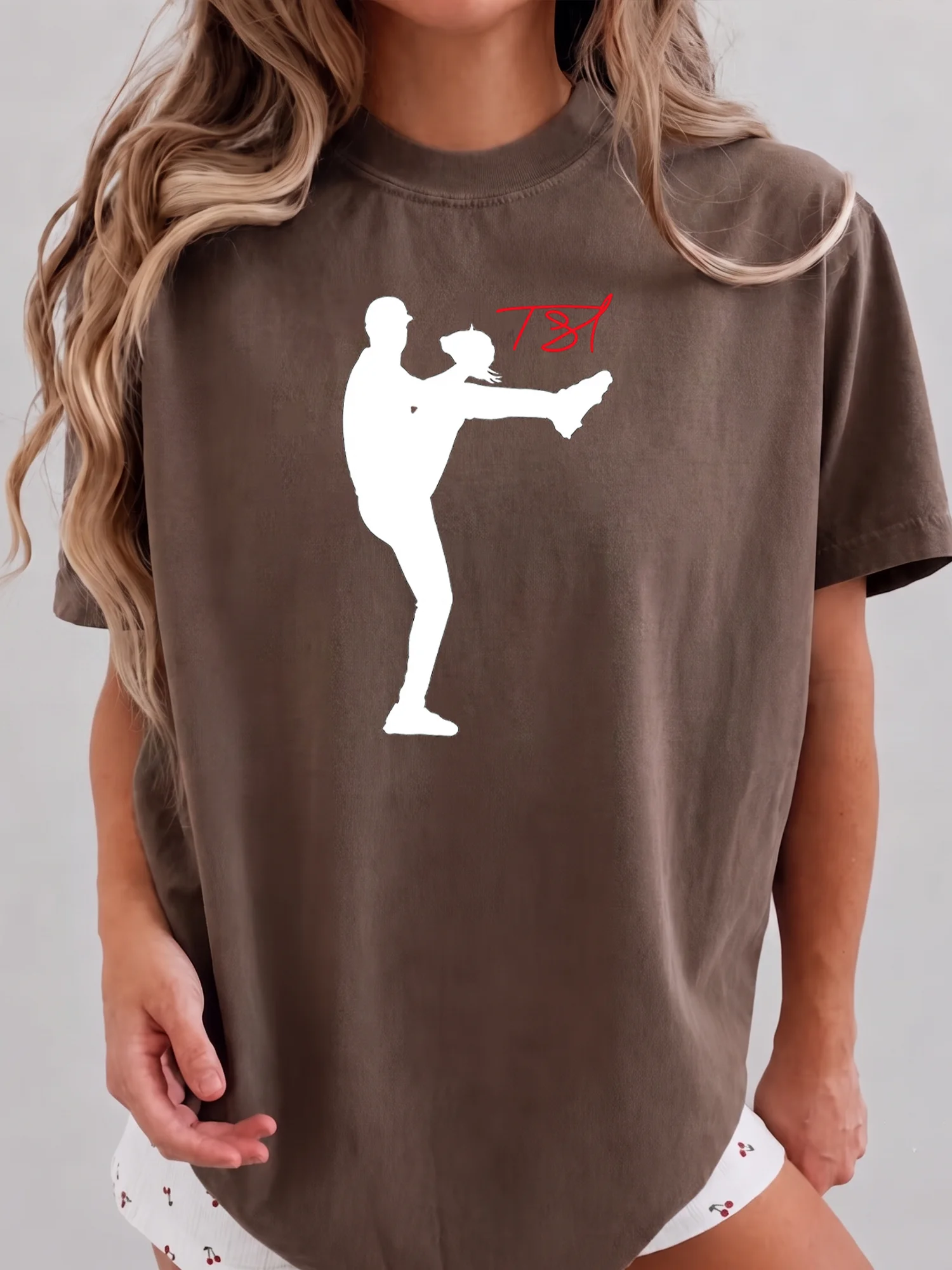 Trevor Bauer TS7 Baseball Pitcher Silhouette Sweatshirt Graphic Sports Crewneck