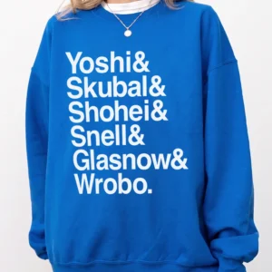 Dodgers Pitching Rotation Sweatshirt Ohtani Skubal Snell Glasnow Yamamoto Fan Gift