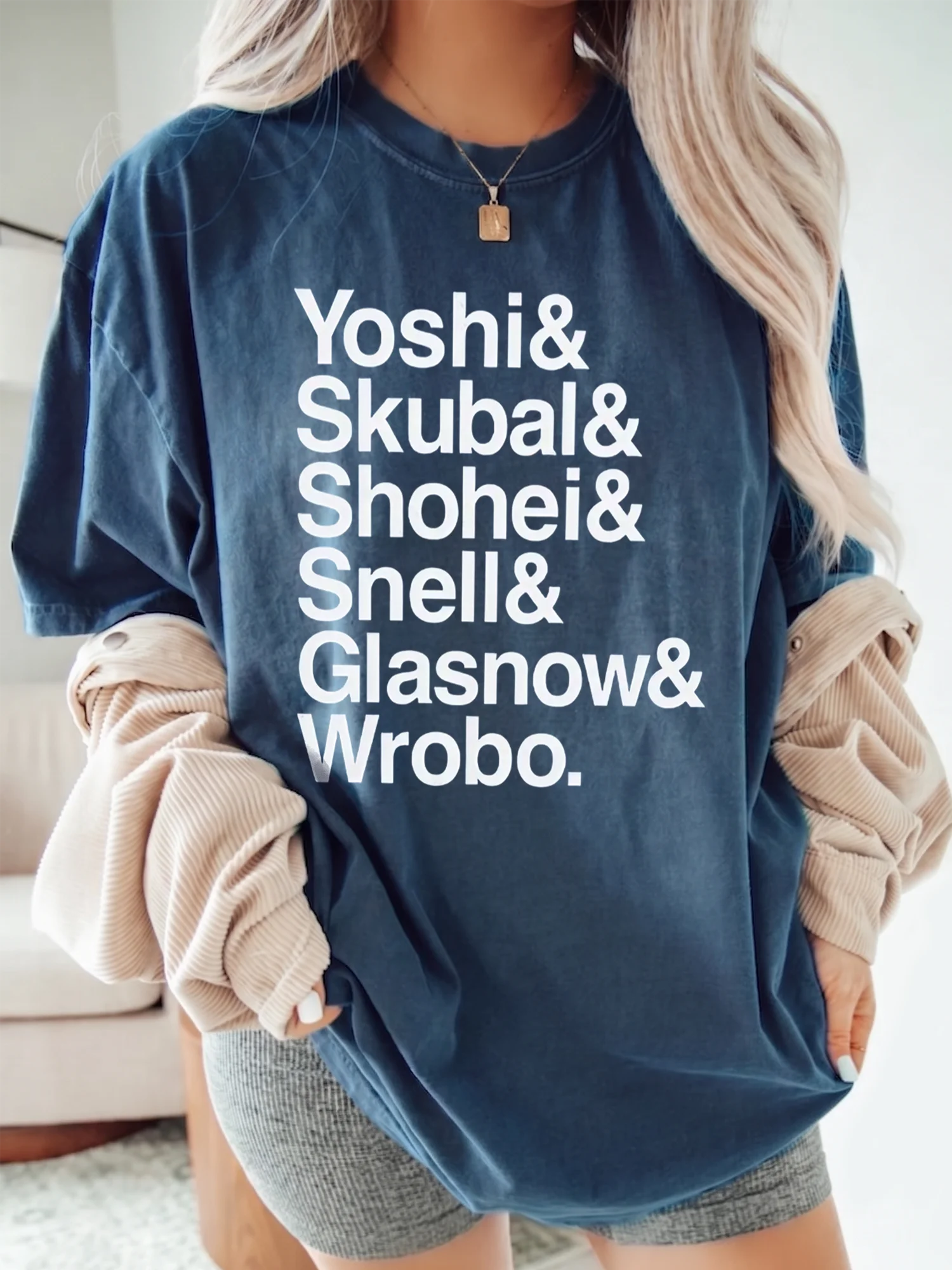 Dodgers Pitching Rotation Sweatshirt Ohtani Skubal Snell Glasnow Yamamoto Fan Gift