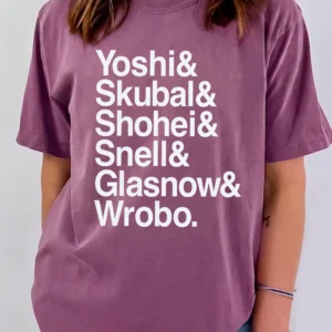 Dodgers Pitching Rotation Sweatshirt Ohtani Skubal Snell Glasnow Yamamoto Fan Gift