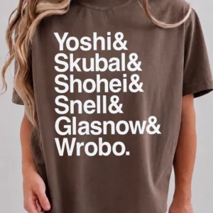 Dodgers Pitching Rotation Sweatshirt Ohtani Skubal Snell Glasnow Yamamoto Fan Gift