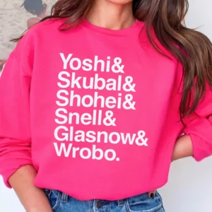 Dodgers Pitching Rotation Sweatshirt Ohtani Skubal Snell Glasnow Yamamoto Fan Gift