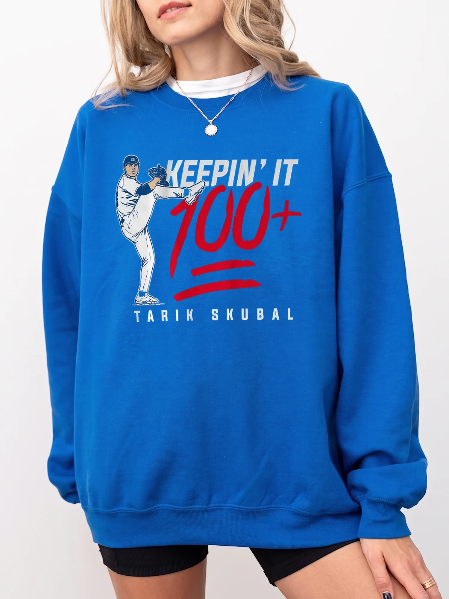 Tarik Skubal Keepin' It Baseball Sweatshirt Detroit Sports Fan Gift